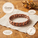 Janets Gorse Men's Copper Bracelet