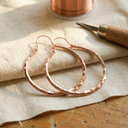 Janets Willow Copper Earrings