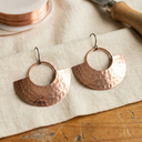 Janets Sol Copper Earrings