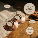 Janets Sol Copper Earrings