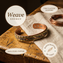 Janets Weave Copper Bracelet
