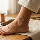 Janets Coil Copper Anklet
