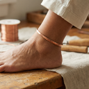 Janets Sand Copper Anklet