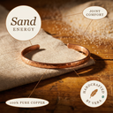 Janets Sand Copper Anklet