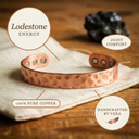 Janets Lodestone Copper Bracelet