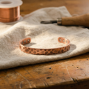 Janets Furrow Copper Bracelet