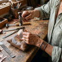 Janets Knell Copper Bracelet