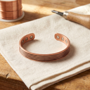 Janets Sage Copper Bracelet