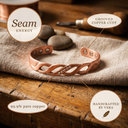 Janets Seam Copper Bracelet