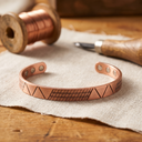 Janets Crest Copper Bracelet