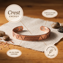 Janets Crest Copper Bracelet