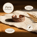 Janets Fern Copper Ring