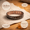 Janets Ochre Men's  Copper Bracelet