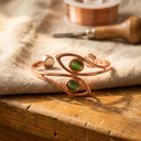 Janets Opal Copper Bracelet