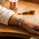 Janets Opal Copper Bracelet