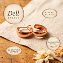 Janets Dell Copper Earrings