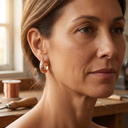 Janets Dew Copper Earrings