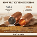 Janets Pure Copper Water Bottle
