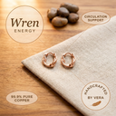 Janets Wren Copper Hoop Earrings