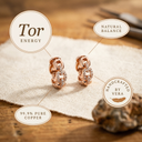 Janets Tor Copper Earrings