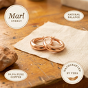 Janets Marl Copper Earrings