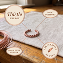 Janets Copper Tensor Ring